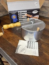 POPPER Theater II High Temperature Popcorn Aluminum Stovetop Pot by Felkner