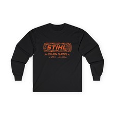Stihl Chainsaws Shirt NEW MENS Unisex Ultra Cotton Long Sleeve Tee