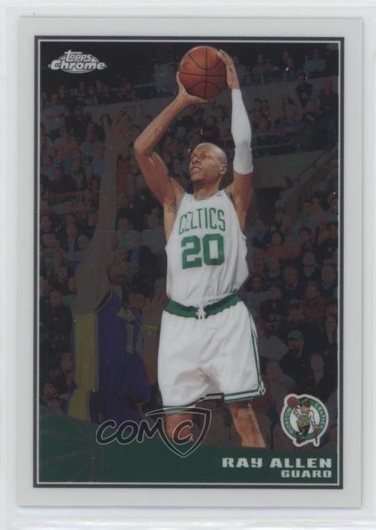 2009-10 Topps Chrome 991/999 Ray Allen #7 HOF 2h4