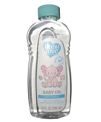   BABY LOVE   (10 Fl. Oz.) Bottle     BABY OIL      Pure & Gentle   .