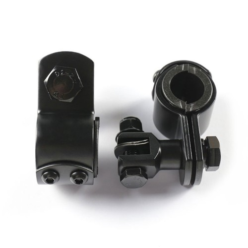1" & 1.25" Footpegs Mounts Bracket Clamps Universal For Harley Indian Yamaha - Picture 4 of 6