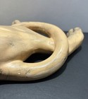 VINTAGE MID-CENTURY AMERS GLAZED CERAMIC LOUNGING LIONESS FIGURINE- 18" — photo 8