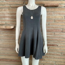 Sleeveless Flared Stretch Mini Dress Small