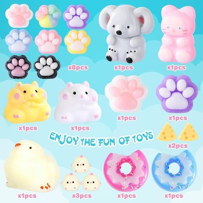 HABNI 2 Unidades Taba Squishy – Juguete Anti Estrés Ultrasuave De TPR, Ideal Para Adultos Y Niños, Alivia La Ansiedad Y Mejora La Concentración, Regalo Original