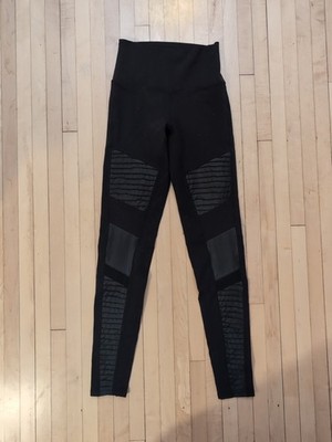 ALO High Waisted Yoga Legging Black Size XS RN # 87370 | eBay