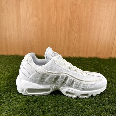 Nike Air Max 95 Essential White Grey Fog Sneakers CT1268-100 Men's