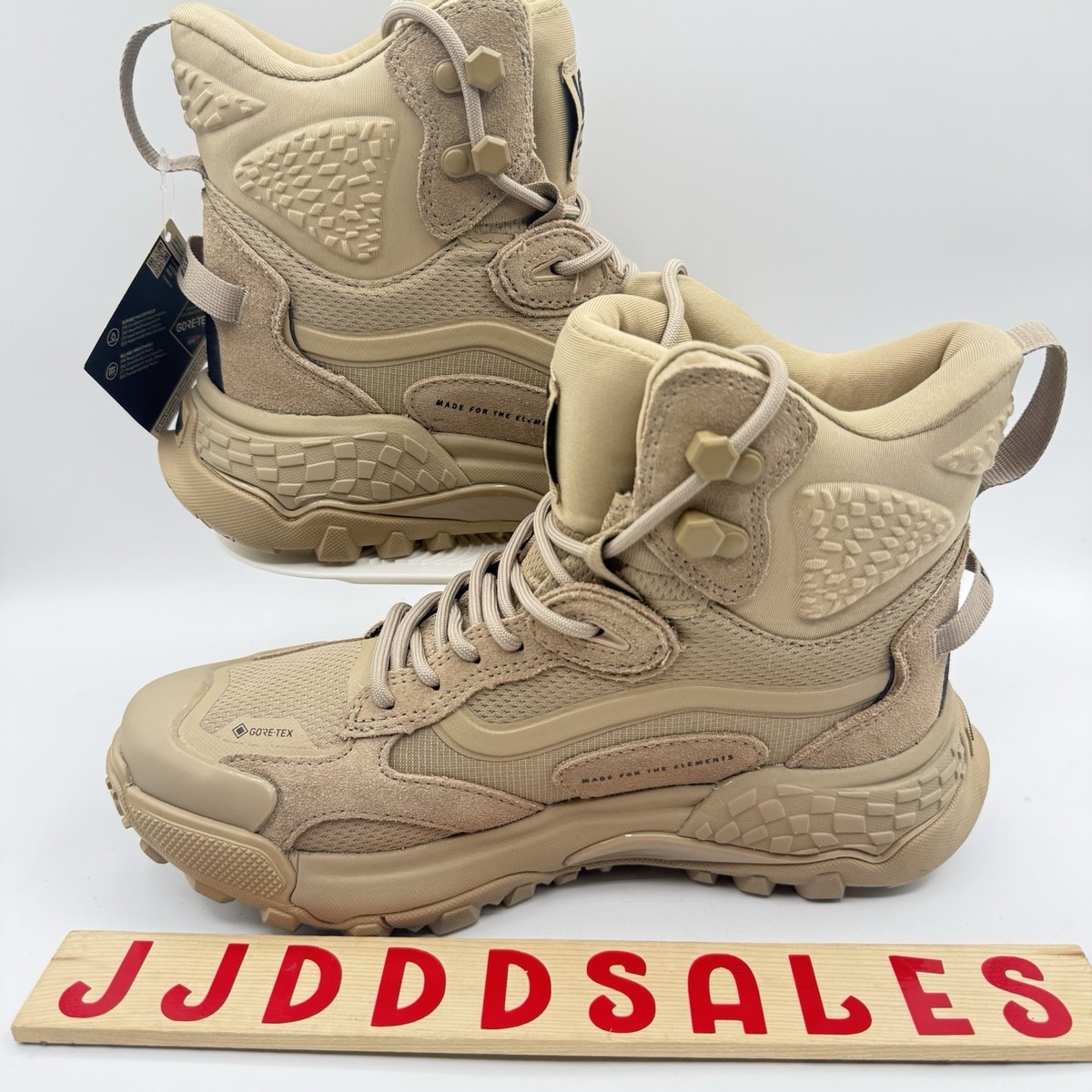 NEW Sz 8 Men\'s VANS Crestline GTX GORE-TEX MTE Khaki Tan Boots 500264 VANS Crestline GORE-TEX MTE Hiking Boots Mens | Mercari main image 3