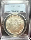 1896 Morgan silver Dollar PCGS MS 64