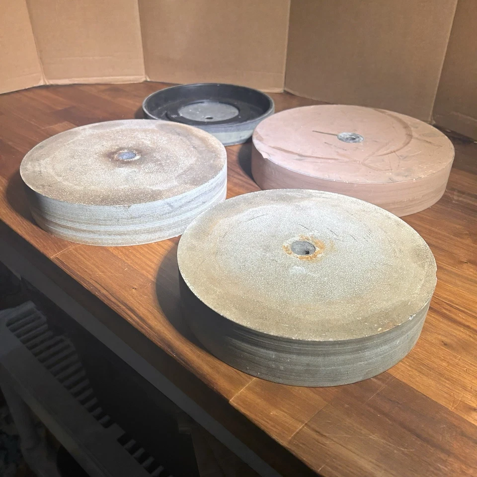 LOTE DE RUEDAS TORMEK: SJ-250 (diámetro nuevo), 2x SG-250, LA-220 piedra de afilar T8 T7 Foto 3 de 4