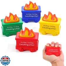 Shappy 4 Pcs Dumpster Stress Relief Balls Dumpster Anxiety Relief Gift PU Str