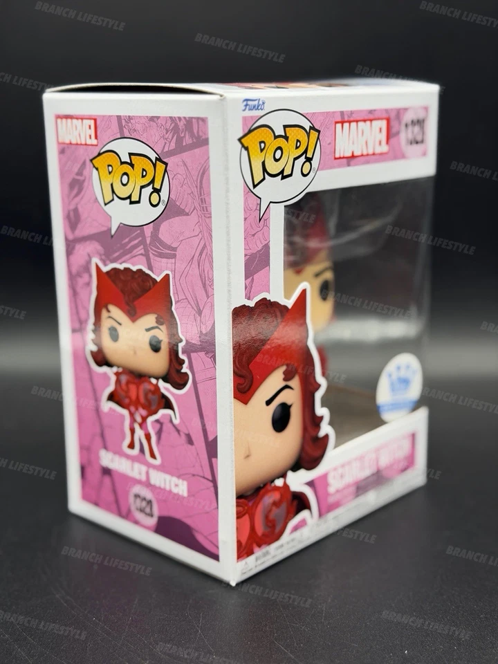 BRAND NEW Funko Pop! Scarlet Witch With Heart Hex Valentines Day #1328 Exclusive - Image 2 of 4