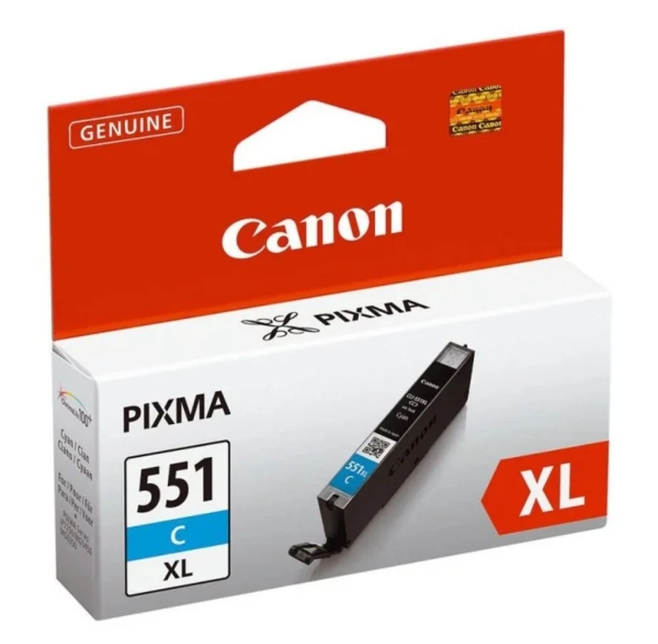 Canon CLI-551C XL Cartouche D'encre Cyan à Haute Autonomie - Photo 1/1