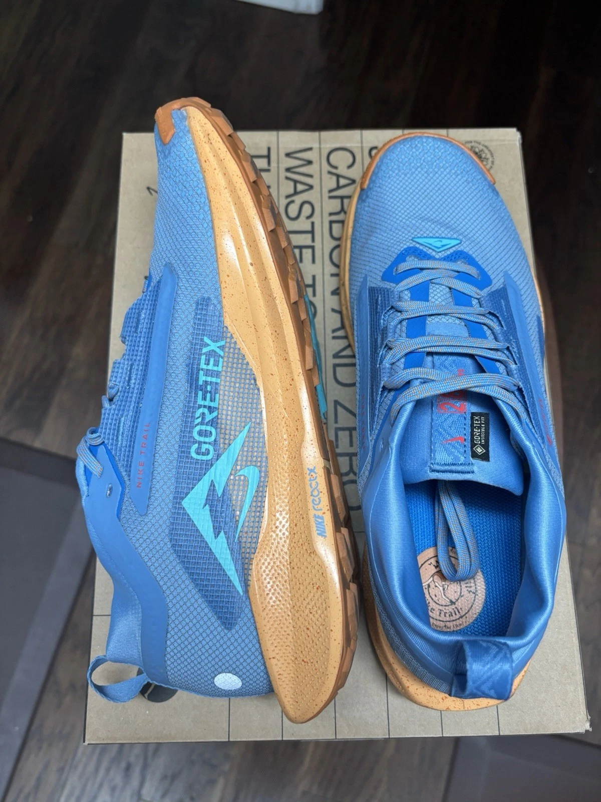 Nike Pegasus Trail GorTex Men's Teal size 9.5