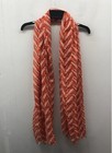 Tildon Women's Scarf Orange Red White Chevron Herringbone Print Lightweight OS — photo 1