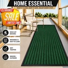 Heavy Duty Rubber Barrier Mat Non Slip Door Mats Hallway Runner Rug Kitchen Rugs
