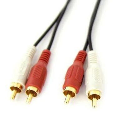 PencilUpNose Cavo Cavo Audio Stereo Doppio RCA A RCA 2 Metri - Connettori Placcati Oro, Per Impianti Hi-fi E TV Cavo PencilUpNose RCA - Foto 8