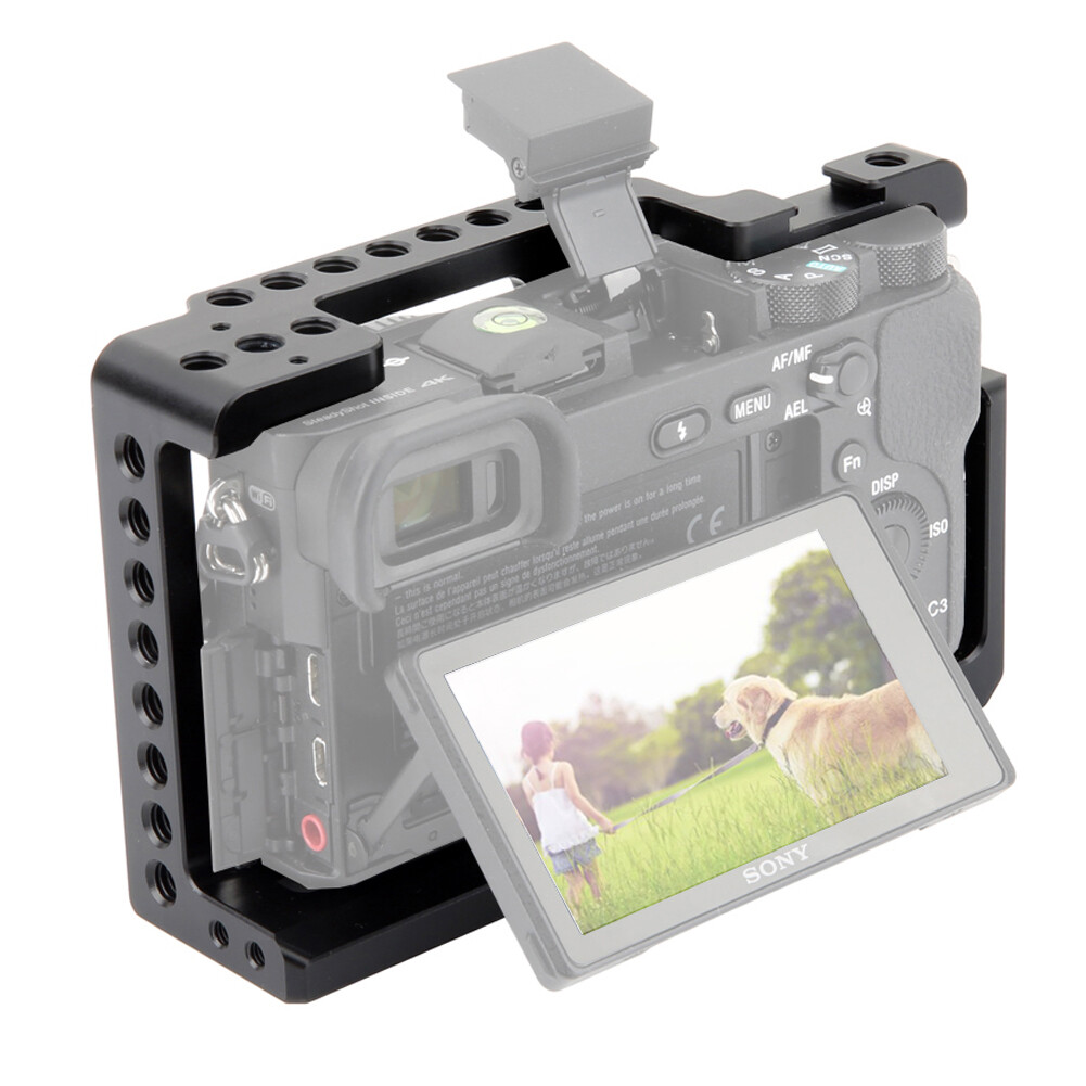 NICEYRIG AU A6400 Camera Cage Stabilizer for DSLR Sony a6400 a6300 a6000  Cameras