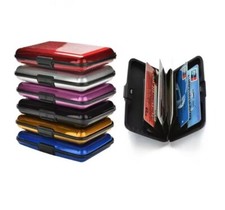 Unisex Small Wallet Business ID Credit Card Case Holder Anti RFID Scanning Purse