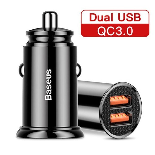 Baseus Zigarettenanzünder 30W 2 USB Ladegerät KFZ LKW Auto Ladeadapter Handy - Bild 11 von 11