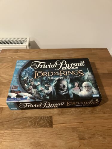 Lotr Board Game Trivial Pursuit Trilogy Edition DVD Christmas Lord Of The Rings - Picture 9 of 14
