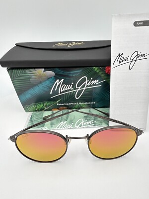 MAUI JIM Polarized Sunglasses MJ 544N 14 Nautilus Slate Grey