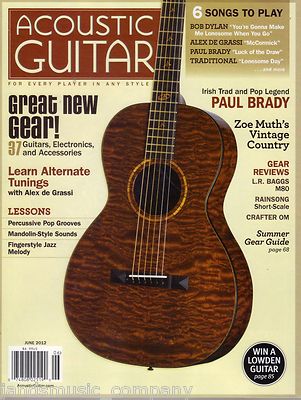 ACOUSTIC GUITAR MAGAZINE JUNE 2012, VOL. 22, NO. 12, ISSUE 234 ...