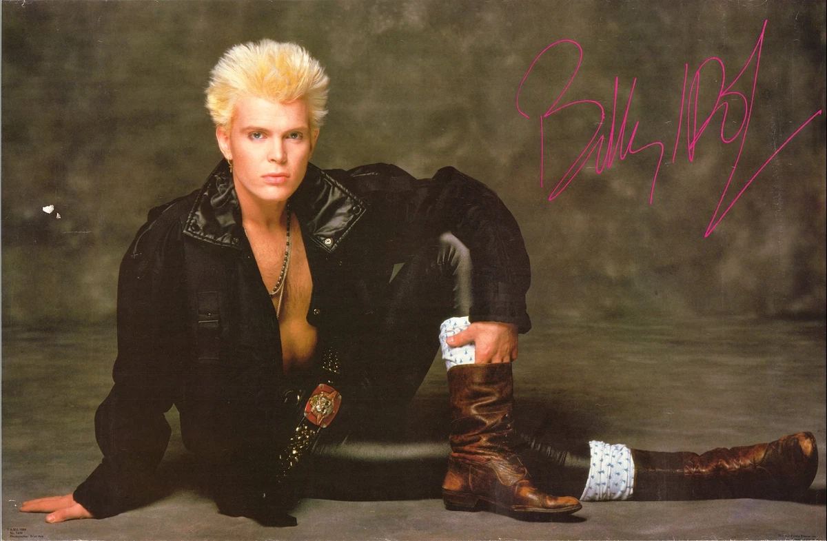 Billy Idol (Young) Mascaras De Personajes Famosos, Caras De Carton