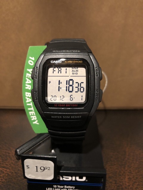 casio 50m water resistant