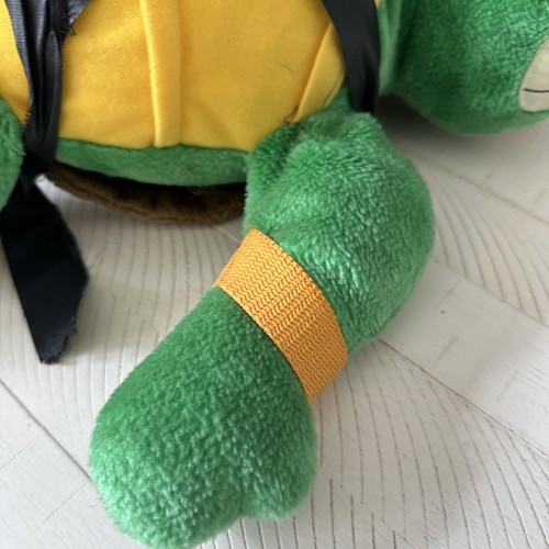 Teenage Mutant Ninja Turtle Michael Angelo Plush VTG 1989 22” Orange ACE Stuffed - Picture 7 of 15