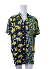 Asos Hawaii Shirt Size Medium Black Mix Floral NEW Mens Top Short Sleeve RRP  34