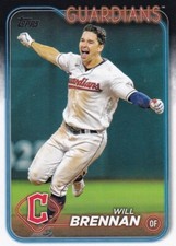 2024 Topps #311 Will Brennan Cleveland Guardians Baseball Card
