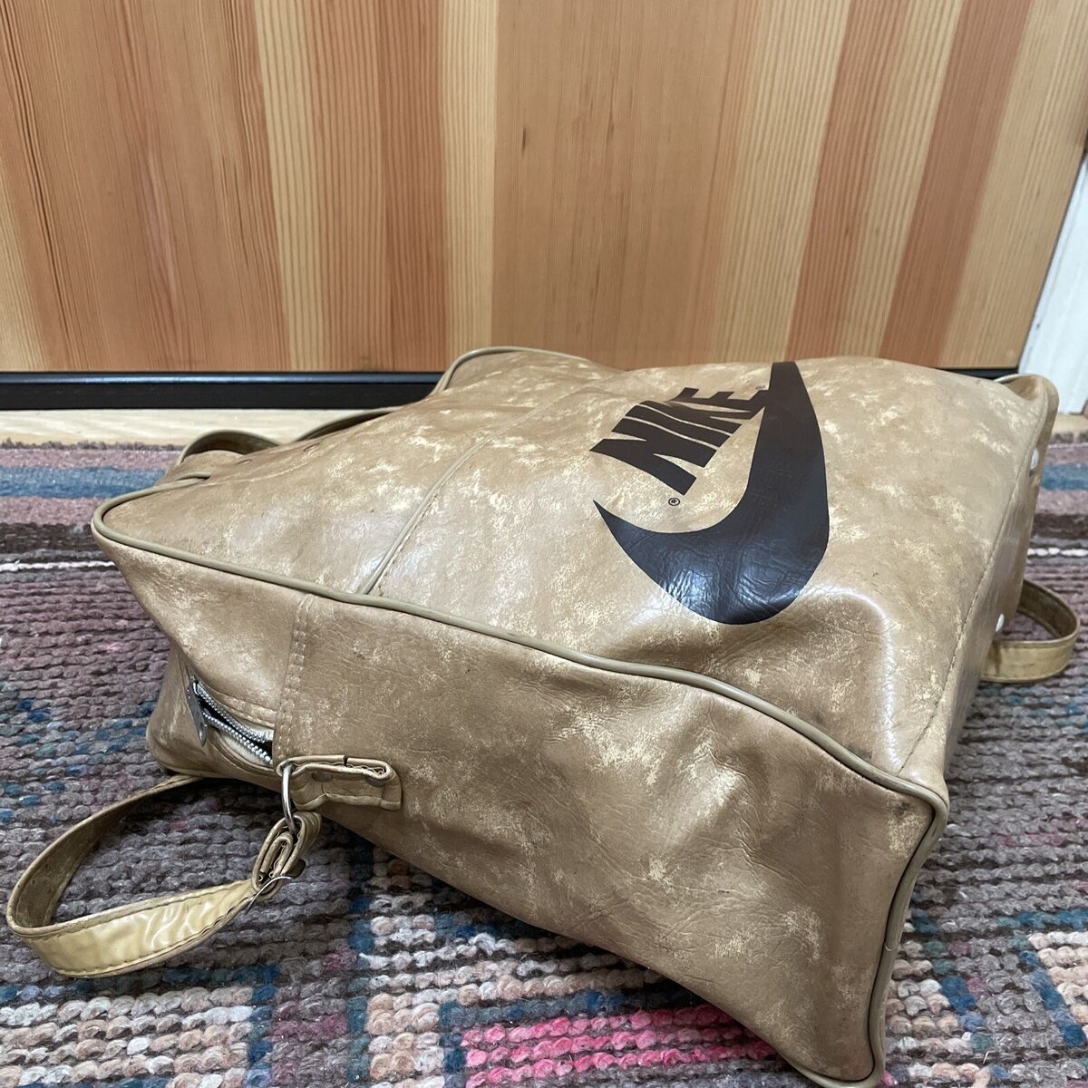 Vtg NIKE Bag 70s 80s Travelite PVC Luggage Suitcase pinwheel Vtg NIKE Bag 70s 80s Travelite PVC Luggage Suitcase pinwheel