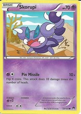 53/122 Skorupi Common Card: XY-09 Break Point Pokemon Trading Card Game