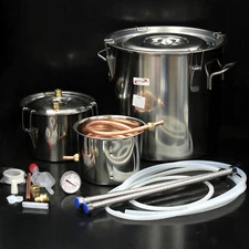 3 POT 5 Gallon Water Alcohol Wine Distiller Moonshine Still Boiler Making DIY