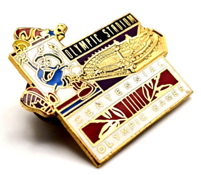 Pin's Olympic Stadium Centenary Mascot Olympic Games Olympic Games Atlanta 1996 38mm