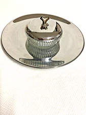 Vintage Kromex Chip N Dip Server Holiday Giftware with Original Box