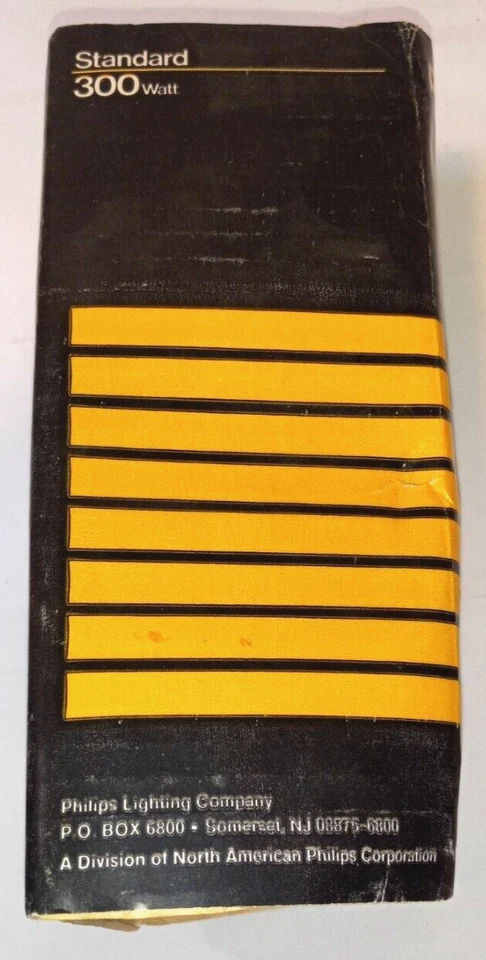 Philips~300 Watt~For Display Only~PS25~Frost~750 Life Hours - 6,300 Lum.~Vintage - Image 3 of 4