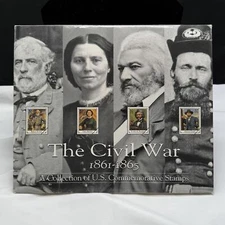 USPS The Civil War Commemorative Stamps Book Set Gettysburg 1st Day Cancellation