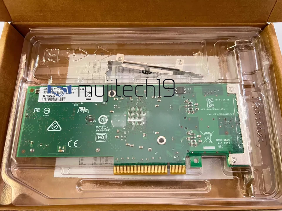 Intel XL710-QDA2 XL710 QDA2 Ports 40G Pcie x8 Ethernet Converged Network Adapter - Image 2 of 2