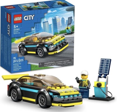 LEGO City Electric Sports Car 60383 Building Toy Set - Brand New