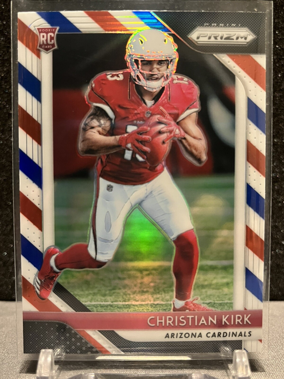 Christian Kirk 2018 Panini Prizm Rookie Red White Blue Prizm #219 Rookie RC