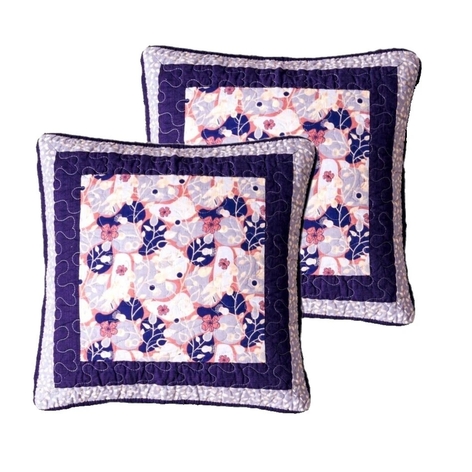 100% Algodón Patchwork Multicolor Almohadas de Decoración para el Hogar