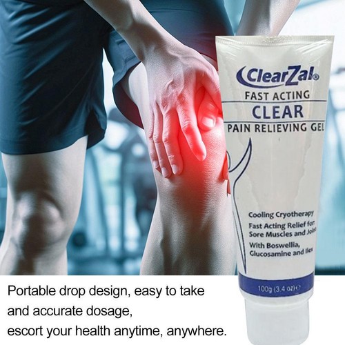 ClearZal Pain Relieving Gel Fast Acting Cooling for Sore Muscles and Joints 1 x - Picture 6 of 7