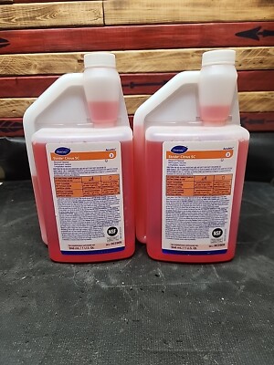 (2)(TWO) of DIVERSEY STRIDE CITRUS SC Neutral Cleaner 1 Quart each NSF