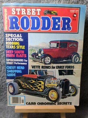 Street Rodder 1978 August Classic Hot Rod Modified Custom Cars and Trucks 