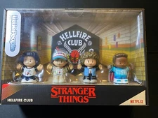 Fisher-Price Little People Collector Stranger Things - Hellfire Club 4pk NEW