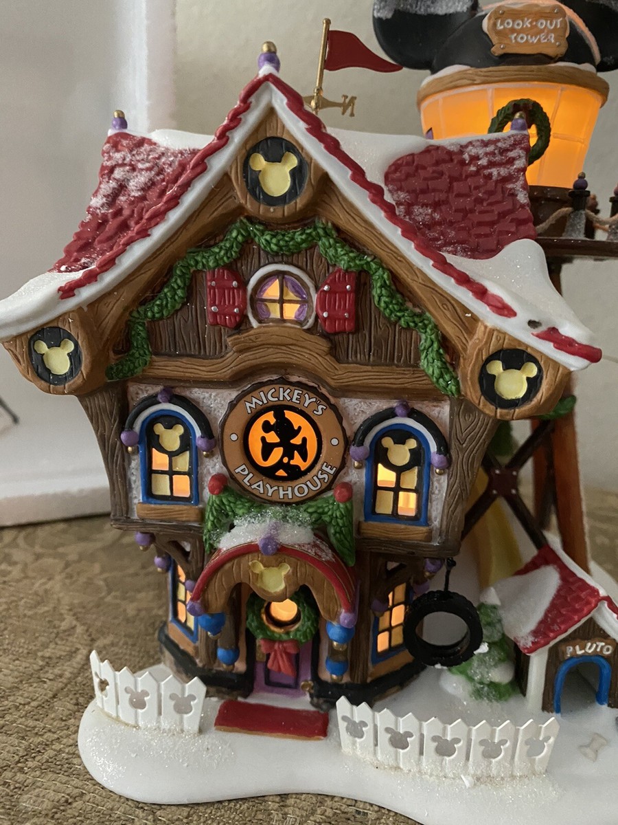 Dept 56 Disney Mickey's North Pole Holiday House | eBay