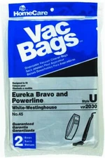 Home Care Industries #45 2PK Eureka N Vac Bag Style U