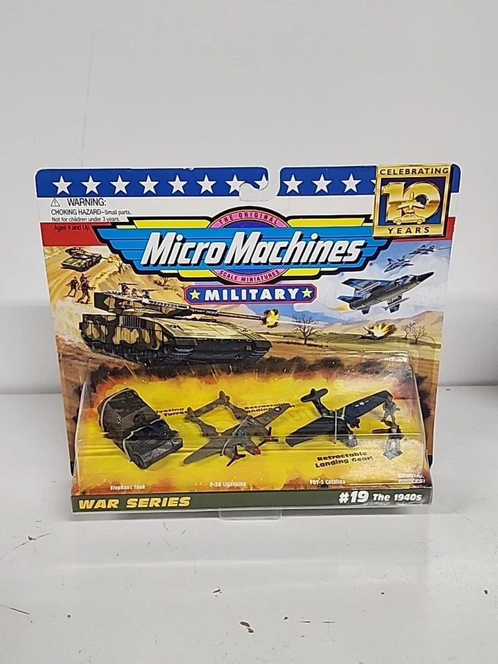 Micro Machines 1996 Galoob Military War Series #19,#20,#21 - 1940s,1950s,1960s - Image 2 of 4