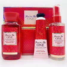BATH  BODY WORKS YOU'RE THE ONE WASH  HAND CREAM BODY MIST TRAVEL SET NEW 